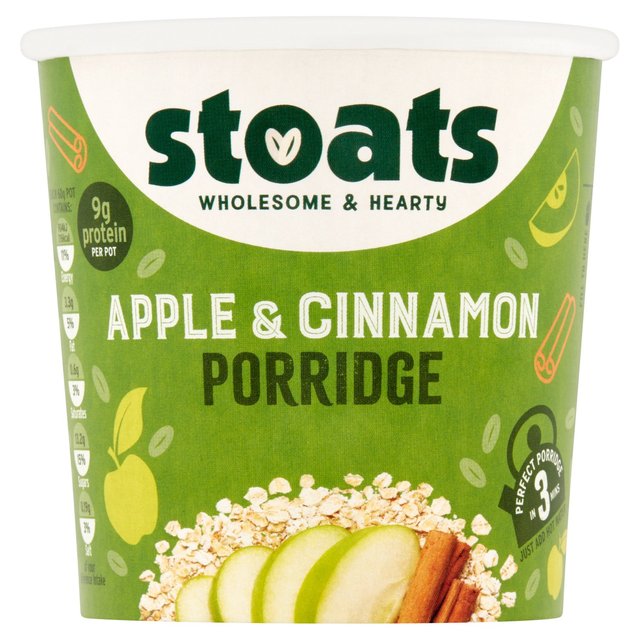 Stoats Porridge Pot Apple & Cinnamon 60gXg[c |bg AbvVi 60g