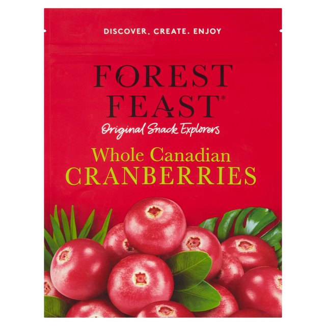 Forest Feast Whole Dried Cranberries 170g X̂ ܂邲ƃhCNx[ 170g