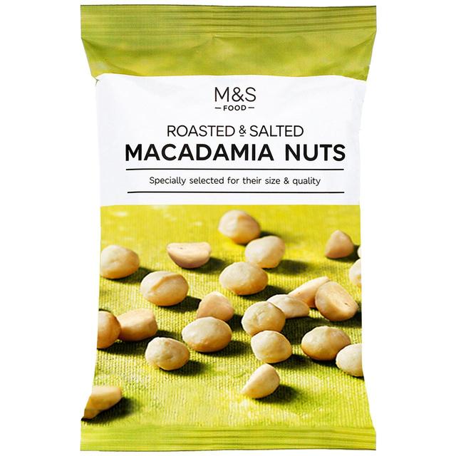 M&S Roasted & Salted Macadamia Nuts 100g M&S [Xg\g}J_~Aibc 100g