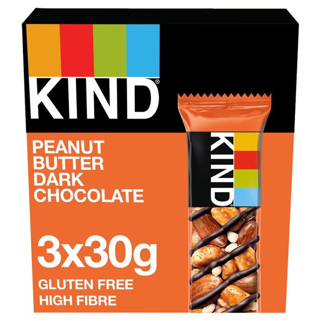 KIND Peanut Butter & Dark Chocolate Multipack 3 x 30g JCh s[ibco^[_[N`R[g }`pbN 30g~3