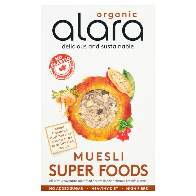 Alara Superfoods Muesli 500g AX[p[t[Y ~[Y[ 500g