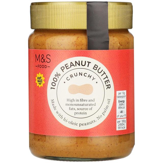 M&S 100% Crunchy Peanut Butter 340g M&S 100%N`[s[ico^[ 340g