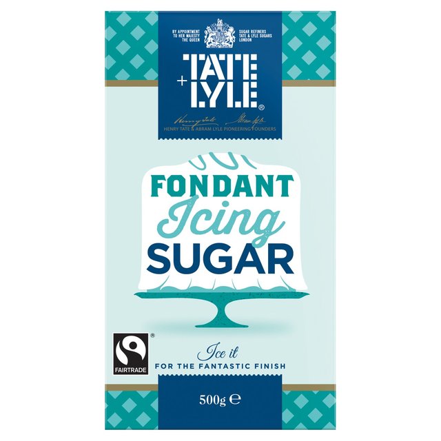 Tate & Lyle Fairtrade Fondant Icing Sugar 500g テート＆ライルフェアトレードフォンダンアイシングシュガー 500g