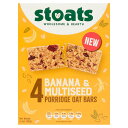 Stoats - Banana & Multiseed Porridge Bars - Multi 4 x 45g ストーツ バナナ＆マルチシード ポリッジバー マルチパック 45g×4