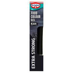 Dr. Oetker Extra Strong Black Food Colouring Gel 15gドクターオーカーエクストラストロングブラック着色料ジェル 15g