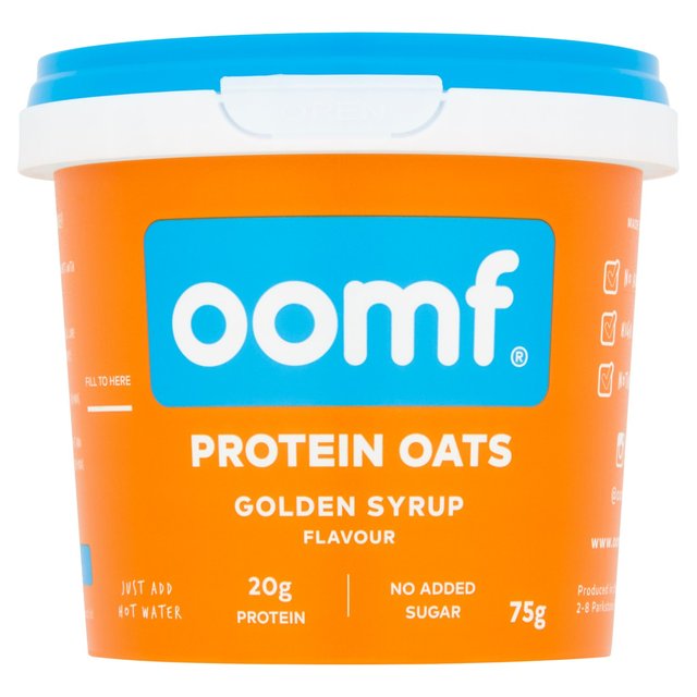 OOMF Protein Oats, Golden Syrup 75g OOMF veCI[c, S[fVbv 75g