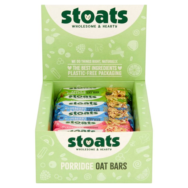 Stoats Porridge Bars Variety Pack 18 per pack Xgbc |bWo[ oGeB[pbN 1pbN18{