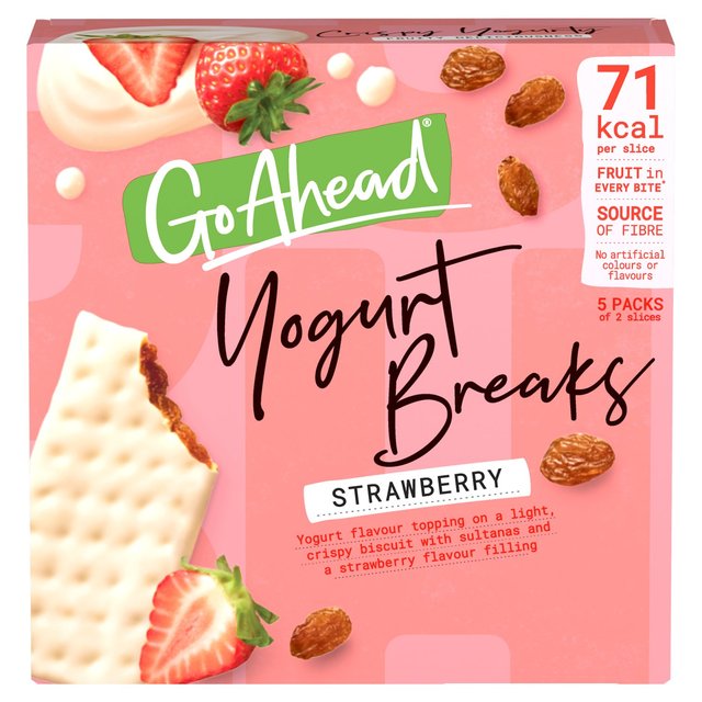 Go Ahead Yoghurt Breaks Strawberry 5 per pack ゴーアヘッドヨーグルトブレイク ストロベリー 1パック5個入り