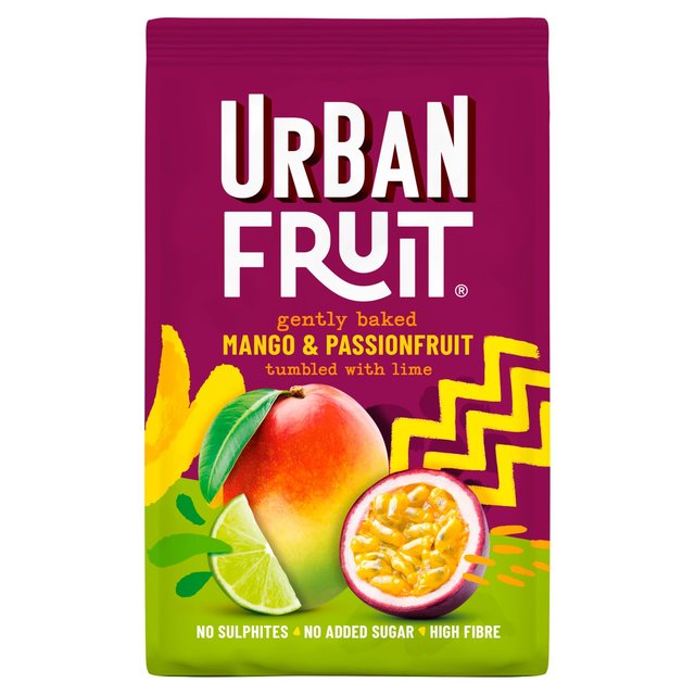 Urban Fruit Gently Baked Mango & Passionfruit 85g A[ot[c }S[ƃpbVt[c̗DĂオ 85g