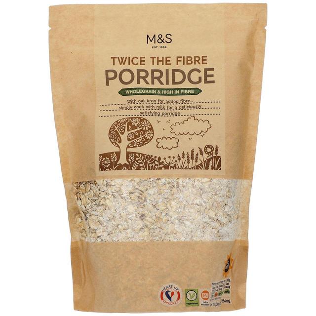 M&S Twice the Fibre Porridge 500g M&S トワイス・ザ・ファイバー・ポリッジ 500g
