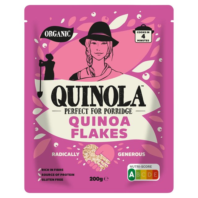 Quinola Mothergrain Organic Quinoa Flakes 200g Quinola Mothergrain オーガニックキヌアフレーク 200g