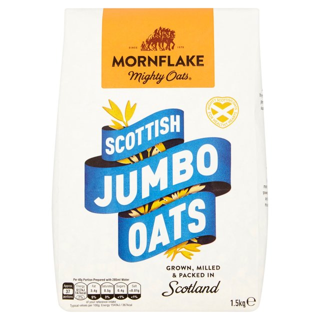 Mornflake Scottish Jumbo Oats 1.5kg [t[N Mornflake XReBbVW{I[c 1.5kg