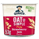 Quaker Oat So Simple Strawberry Jam Pot 53g クエーカー オートソーシンプル ストロベリージャムポット 53g