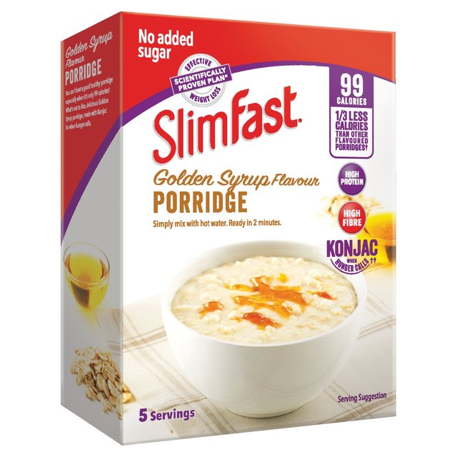 SlimFast Golden Syrup Porridge 5 x 29g Xt@[XgS[fVbv|bW 29g x 5