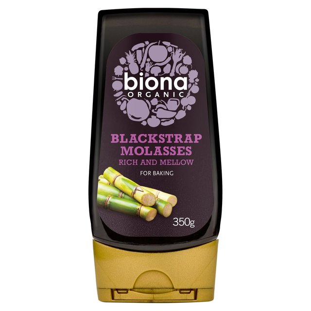 Biona Organic Blackstrap Molasses Squeezy 350g ビオナ 有機黒糖蜜スクイージー 350g