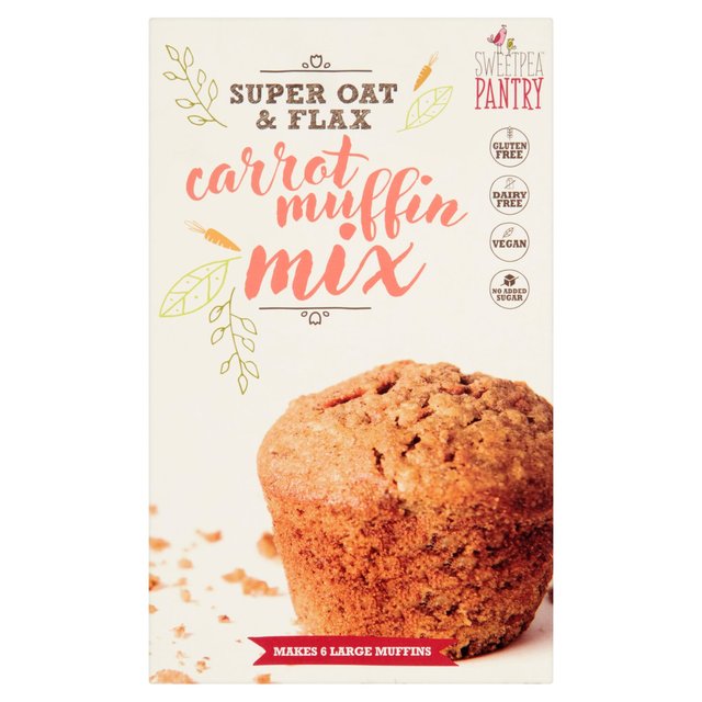 Sweetpea Pantry Super Oat Carrot Muffin Mix 220g Sweetpea Pantry スーパーオーツキャロットマフィンミックス 220g