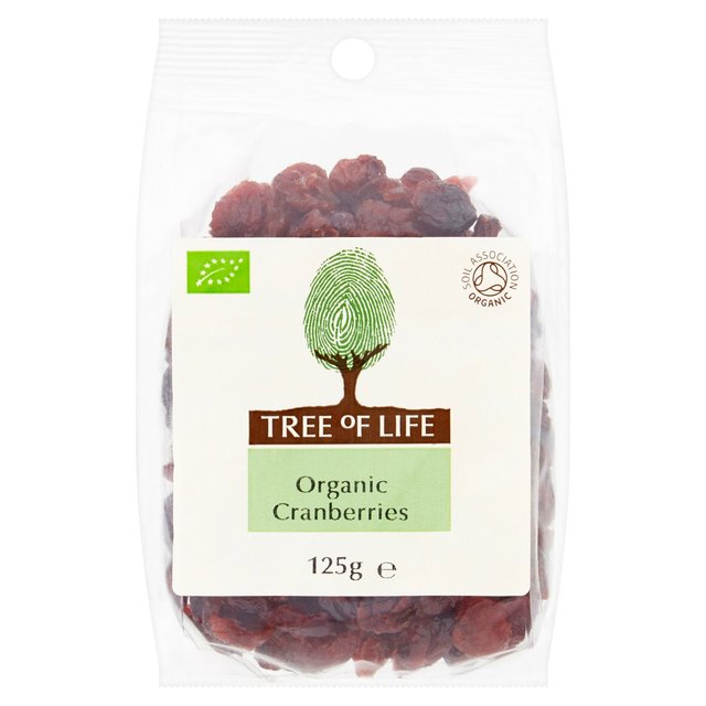 Tree of Life Organic Cranberries 125g Tree of Life ツリー オブ ライフ オーガニック クランベリー 125g