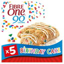 Fibre One 90 Calorie Birthday Cake Bars 5 x 24g ファイバーワン 90カロリー バースデーケーキバー 24g×5本