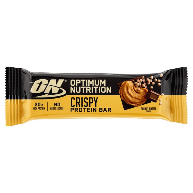 Optimum Nutrition Crispy Protein Bar Peanut Butter 65gオプティマムニュートリション クリスピープロテインバー ピーナツバター 65g