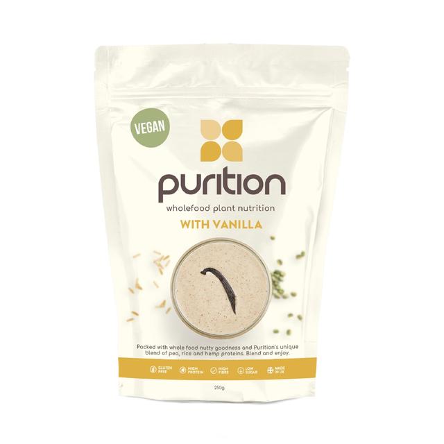 Purition Wholefood Vegan Nutrition, Vanilla 250g s[V z[t[h r[Kj[gV oj 250g