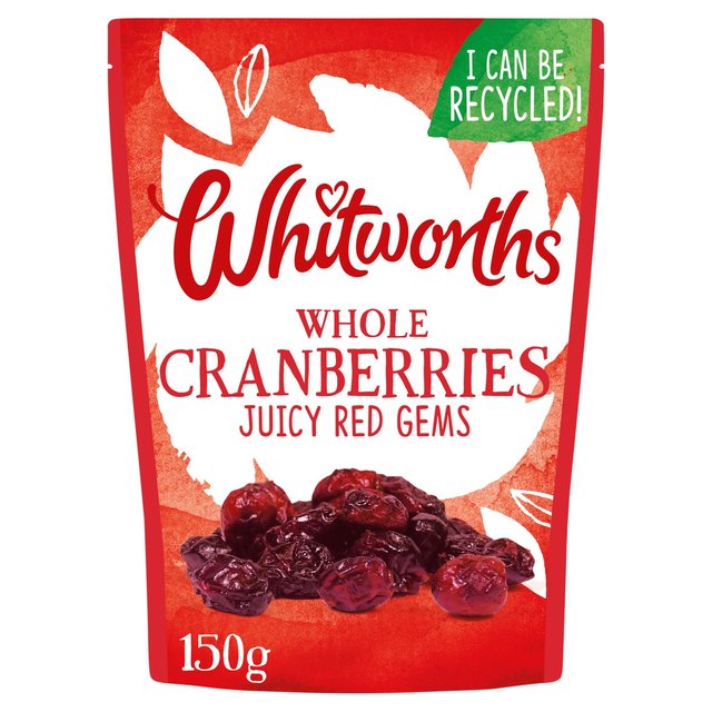 Whitworths Cranberries 150g EBbg[X̃Nx[ 150g