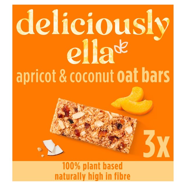 Deliciously Ella Apricot &Coconut Oat Bar Multipack 3 x 50g Deliciously Ella ץꥳåȡʥå ȥС ޥѥå 50g3