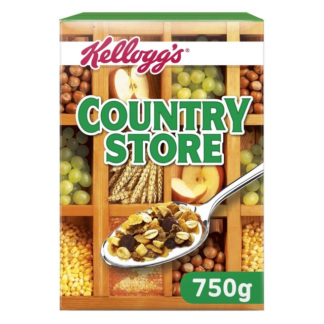 Kellogg's Country Store Luxury Wholesome Muesli 750g PbO Jg[XgA ґȃz[T~[Y[ 750g