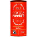 M&S Fairtrade Cocoa Powder 225g M&Sフェアトレードココアパウダー 225g