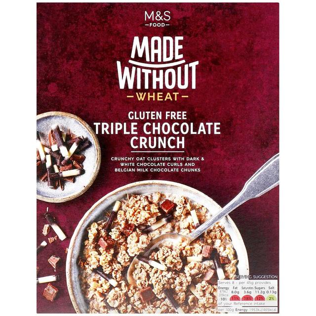 M&S Made Without Triple Chocolate Crunch 360g M&S メイド・ウィズアウト トリプルチョコレートクランチ 360g