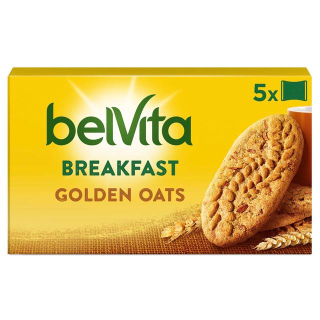 Belvita Golden Oats Breakfast Biscuits 5 x 45g xr[^ S[fI[c ubNt@XgrXPbg 5 45g