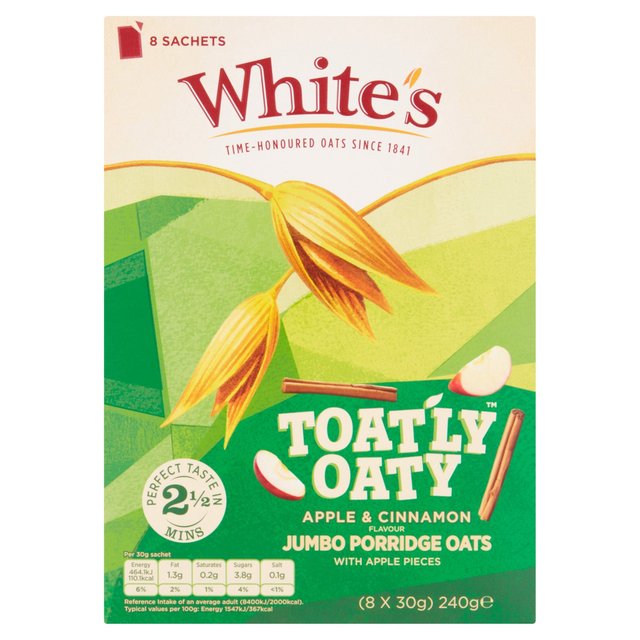 White's Toat'ly Oaty Apple & Cinnamon 8 x 30g zCgYg[g[@AbvVi 30g~8