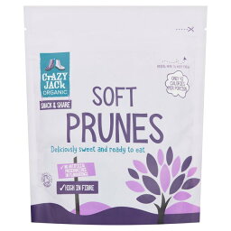 Crazy Jack Organic soft RTE Prunes 200g クレイジージャック オーガニックソフトRTEプルーン 200g