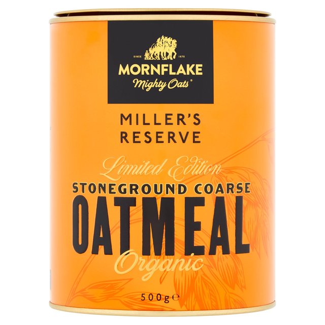Mornflake Organic Coarse Oatmeal Tin 500g [t[N I[KjbNeтI[g~[ 500g