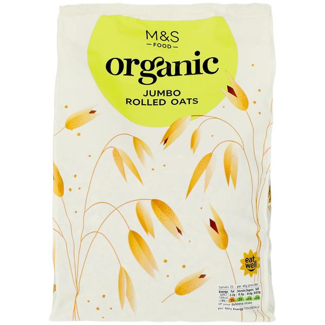 M&S Organic Jumbo Rolled Oats 1kg M&SI[KjbN W{[hI[c 1kg