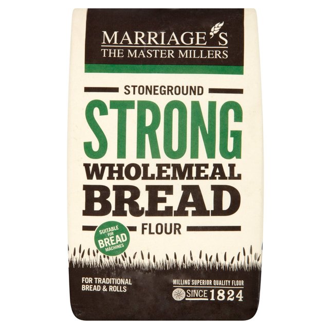 Marriage's Strong Stoneground Wholemeal Flour 1.5kg }A[W͕̋iSj1.5kg