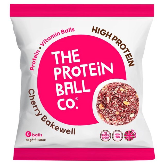 The Protein Ball Co. Cherry & Almond Protein Balls 45g ザ・プロテインボール社 チェリー＆アーモンド プロテインボール 45g