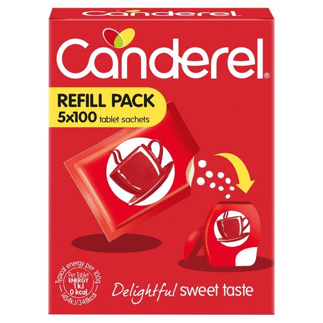 Canderel Sweetener Refill 5 x 100 per pack Jf Ö lߑւp 100~5pbN