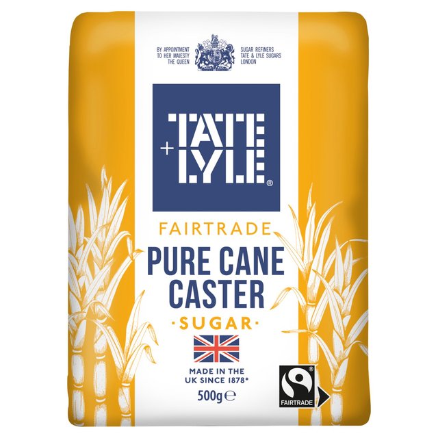 Tate & Lyle Fairtrade Caster Sugar 500g e[gC tFAg[hLX^[VK[ 500g