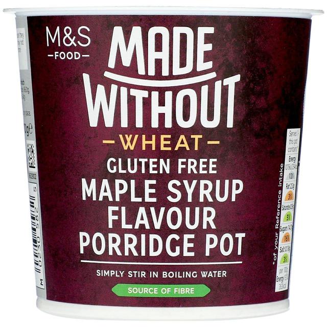 M&S Made Without Maple Syrup Flavour Porridge Pot 70g M&S Made Without [vVbv̂ 70g