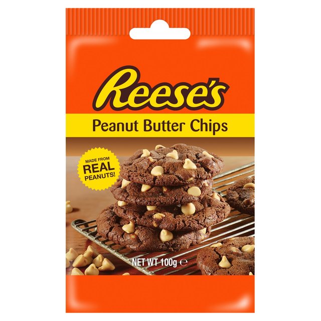 Reese's Peanut Butter Baking Chips 100g リーズピーナッツバターベーキングチップス 100g
