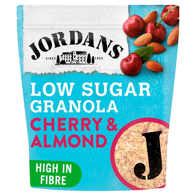 Jordans Low Sugar Cherry & Almond Granola 500g W[_ ᓜ`F[A[hOm[ 500g
