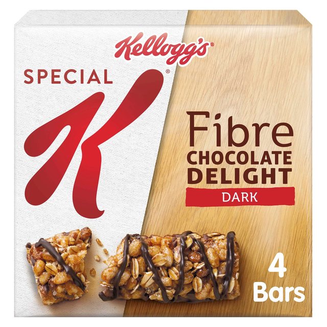 Kellogg's Special K Dark Chocolate Chewy Delight 4 x 24g ケロッグ スペシャルK ダークチョコレートチューイーディライト 24g×4