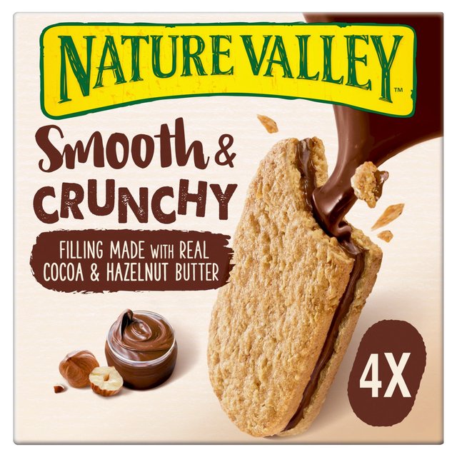 Nature Valley Nut Butter Cocoa & Hazelnut Biscuit Cereal Bars 152g lC`[o[ ibco^[RRAw[[ibc rXPbg VAo[ 152g