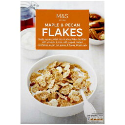 M&S Maple & Pecan Flakes 375g M&S メープル&ピーカンフレーク 375g