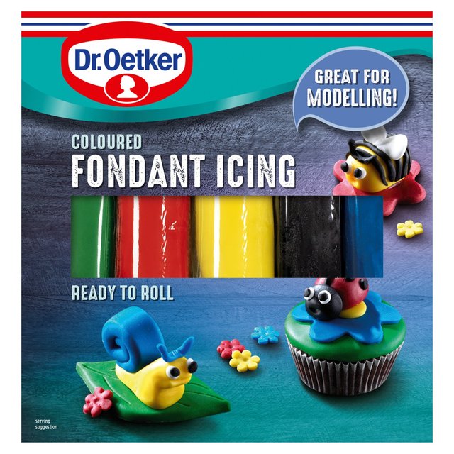 Dr. Oetker Ready to Roll Icing Various Colours 5 x 100g Dr. Oetker レディー トゥ ロール アイシング カラーバリエーション 5 x 100g