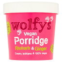 Wolfy's Vegan Rhubarb & Ginger Porridge 84g EtB[Y r[K o[uWW[ |bW 84g