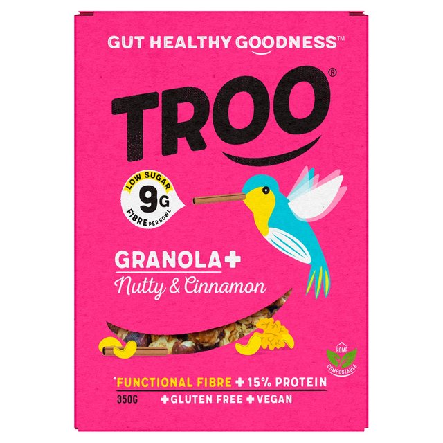 Troo Granola Nicely Nutty with Soothing Cinnamon 350gg Om[ ibcƃVi̍ 350g