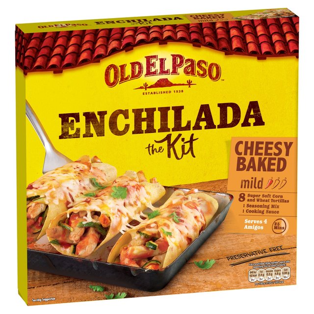 Old El Paso Cheesy Baked Enchilada Kit 663g オールド エル パソ チーシー ベイクド エンチラーダ キット 663g