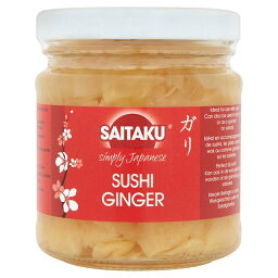 Saitaku Sushi Pickled Ginger 190g サイタク 寿司 漬け生姜 190g