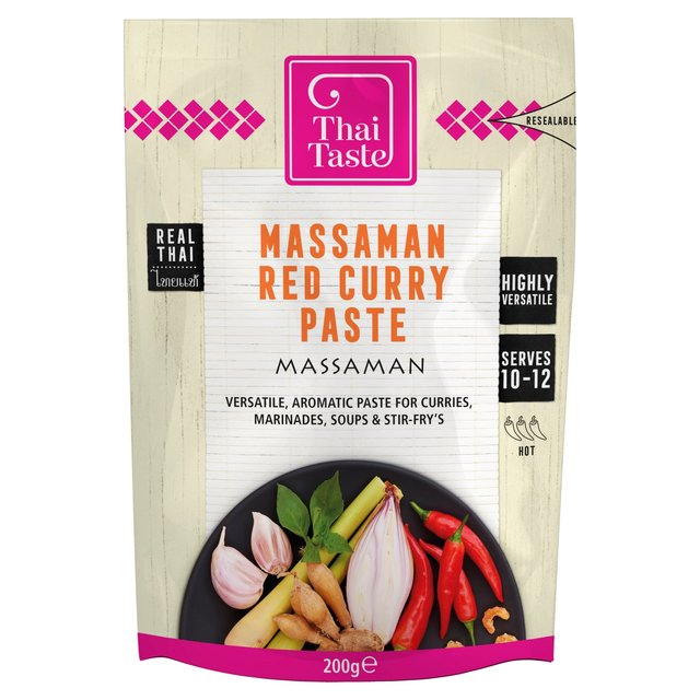 Thai Taste Massaman Red Curry Paste 200g ^CeCXg }bT}bhJ[y[Xg 200g